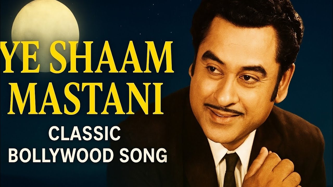 Ye Shaam Mastani 🌙 | Evergreen Kishore Kumar Classic | R.D. Burman Magic | Kati Patang (1971)
