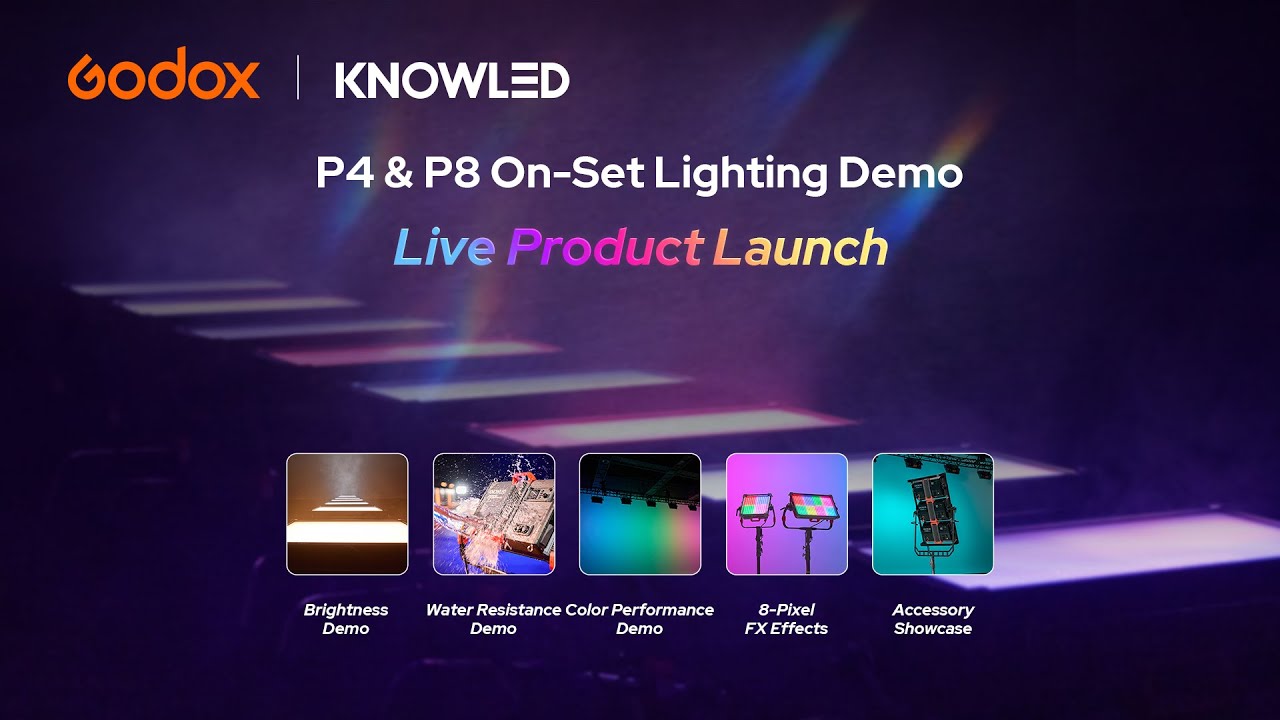 KNOWLED P1200R Hard P8&P600R Hard P4 On-set Lighting Demo