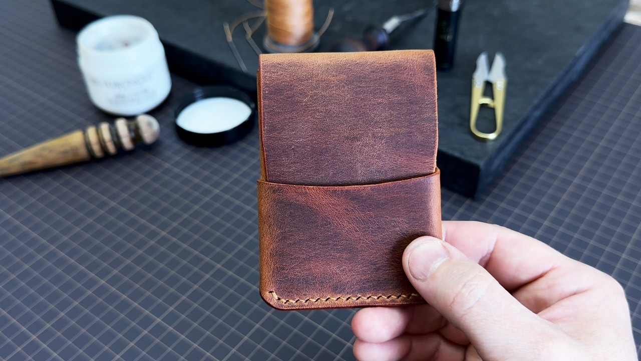 Free PDF template. Leather Wallet (Project MW-5) and its Making