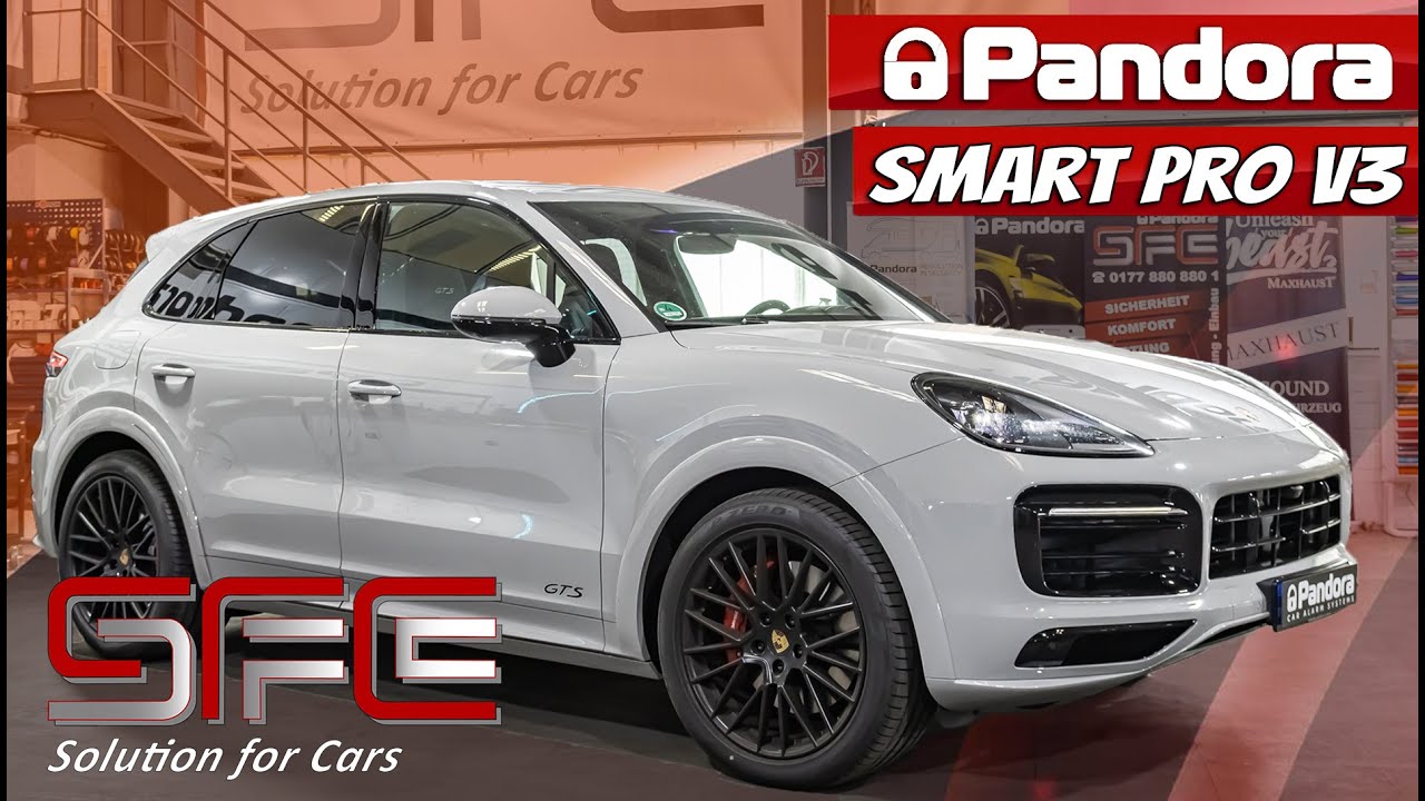 Alarmanlage im Porsche Cayenne GTS - Pandora Smart Pro V3