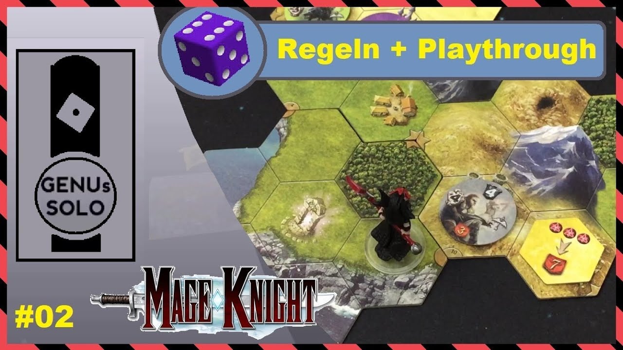 Mage Knight Brettspiel - S01E02 - Playthrough - deutsch - Regeln - Solo