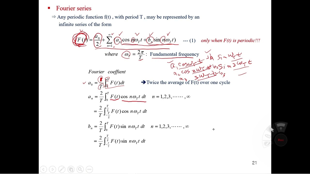 기계진동학 Chapter 3 (3)  - Response to an Arbitrary Periodic Input
