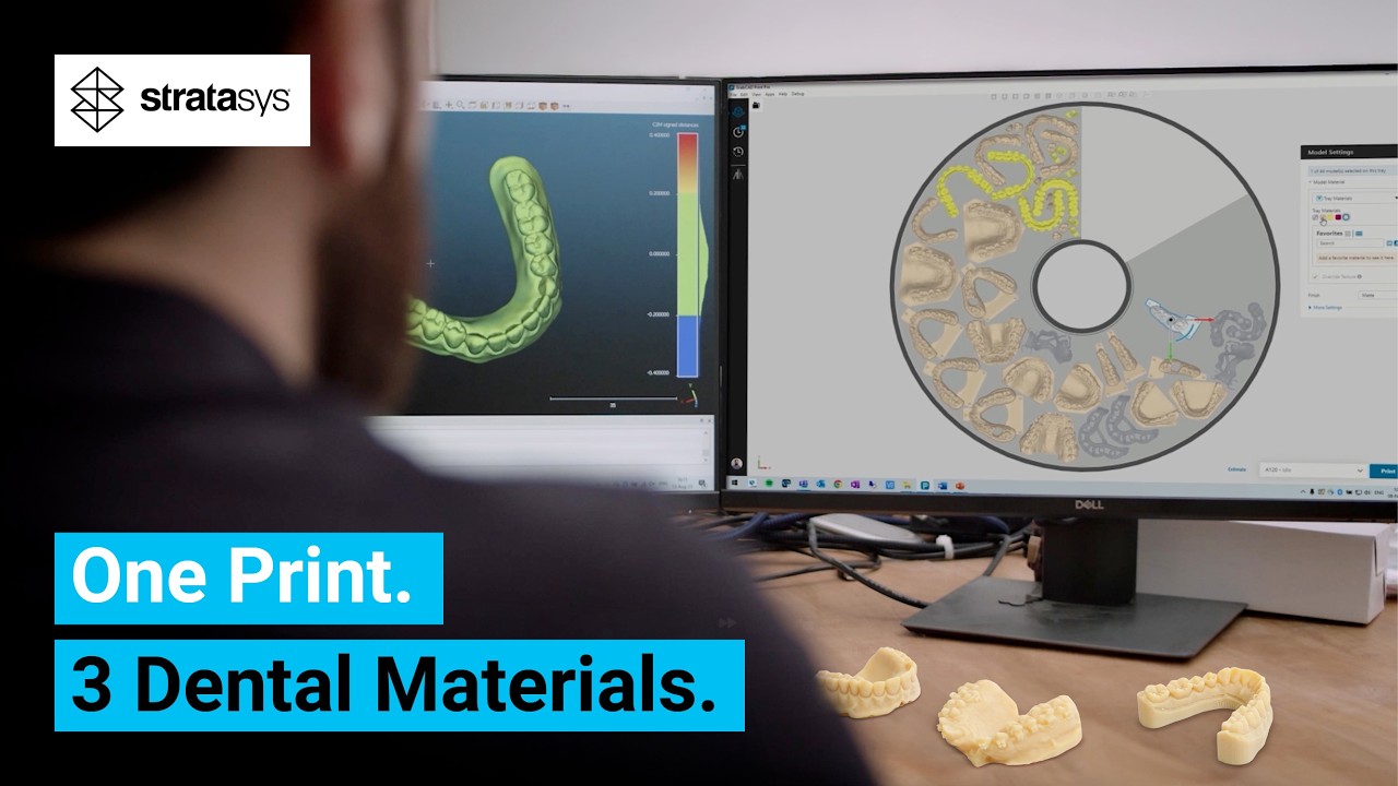 J3 DentaJet: Printing Multiple Biocompatible Applications Simultaneously (Full Process Breakdown)