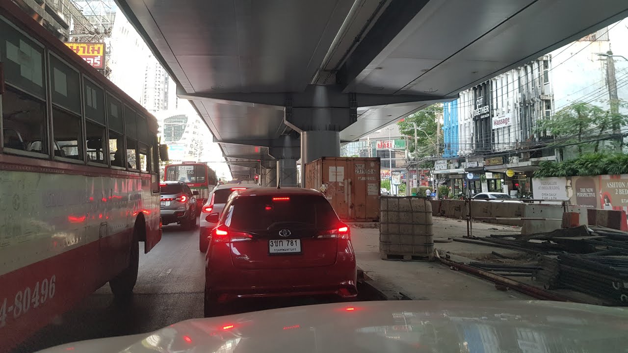 The Bangkok Thailand 🇹🇭 roads buildings and street view Today✅