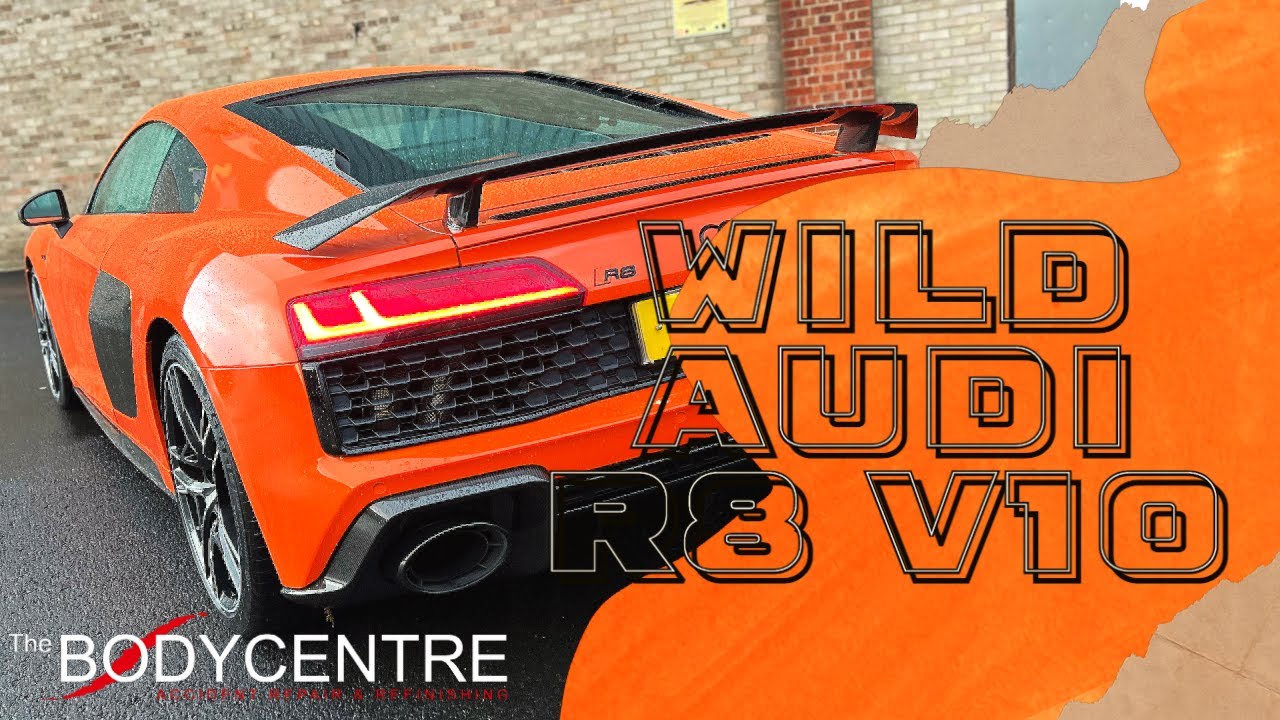 WILD Audi R8 V10 2019 WRAPPED Avery Dennison Gloss Orange