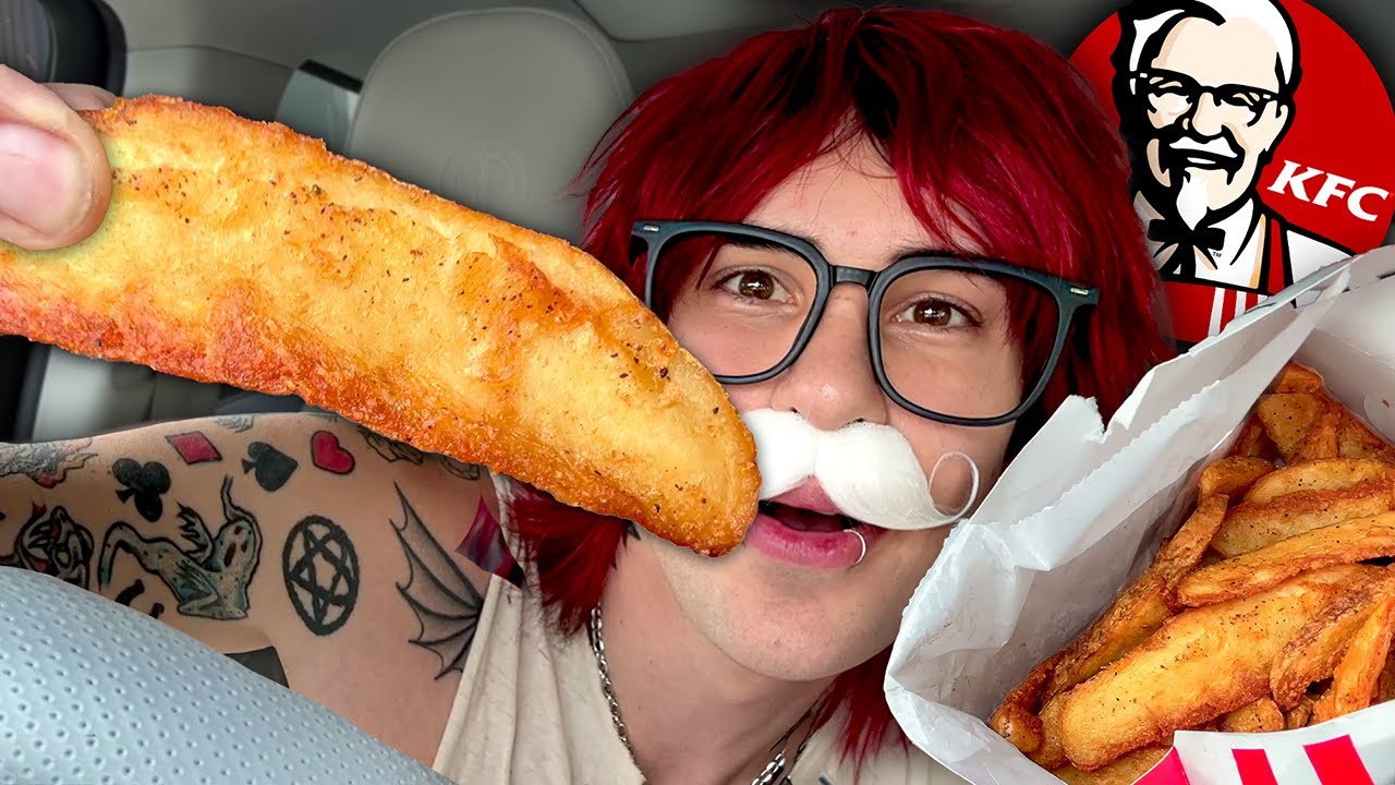 Trying KFC's NEW Potato Wedges!