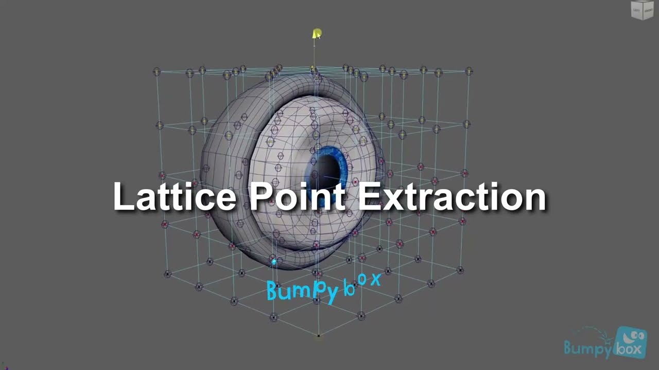 Extracting Deformed Lattice Point Positions in Maya | The Proxy Mesh Workflow 🛠️
