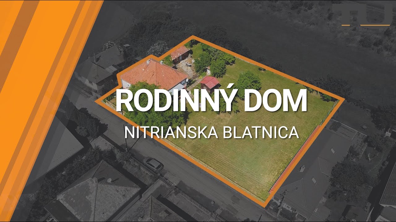NA PREDAJ RODINNÝ DOM v obci Nitrianska Blatnica