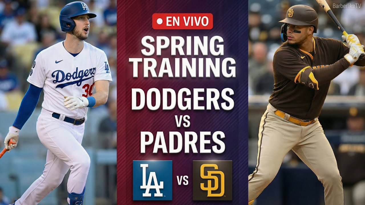 Los Angeles Dodgers 🆚 San Diego Padres 🔴 EN VIVO |Spring Training ( 22/02/26 )