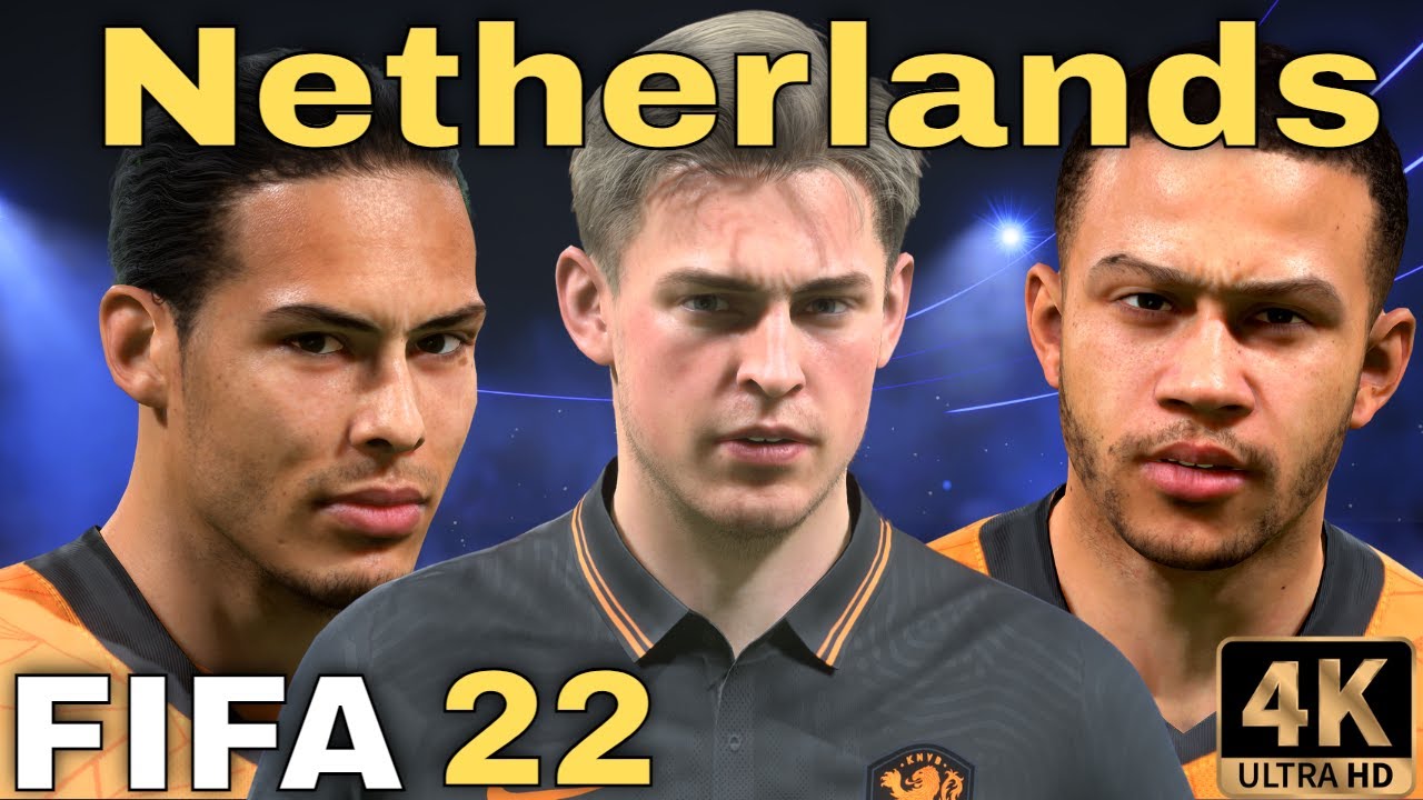 FIFA 22 All Netherlands Faces | 4K FIFA Faces