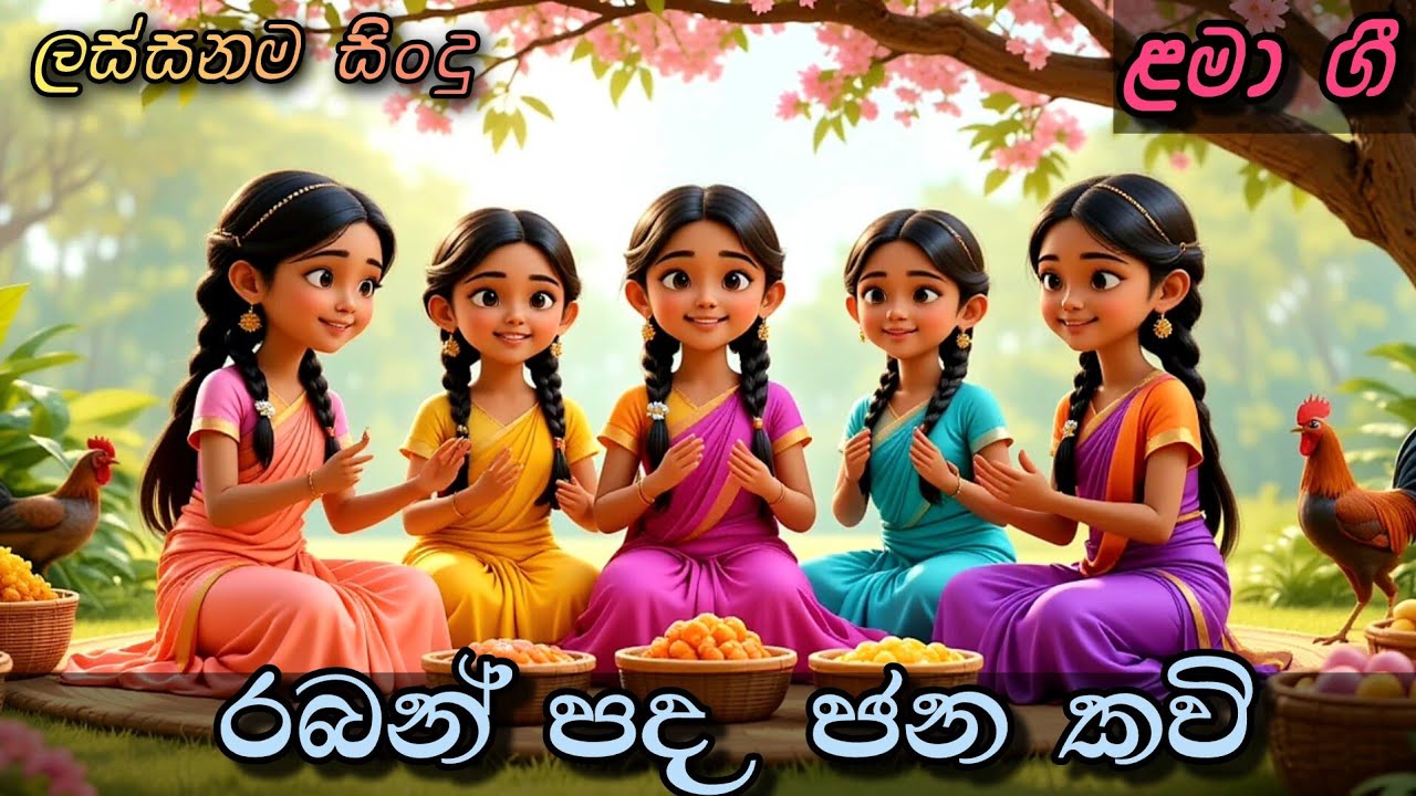 රබන් පද | Raban Pada ජන කවි | Sinhala Kids Song | Sinhala Lama Geetha | ළමා ගීත