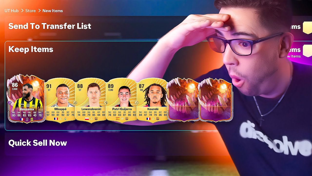 ME TOCAN CARTAS BRUTALES EN LOS SOBRAZOS DEL BENZEMA SCREAM !! FC 26