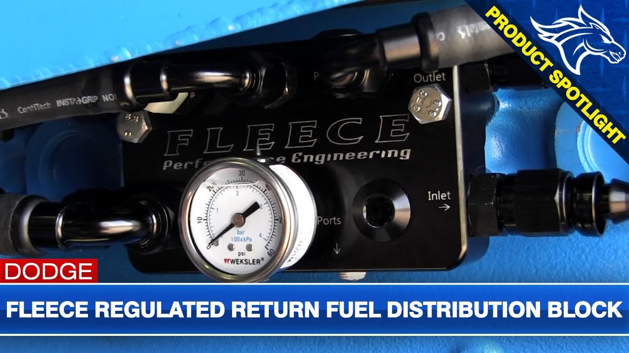 Regulated Return Fuel Distribution Block by Fleece Performance Overview