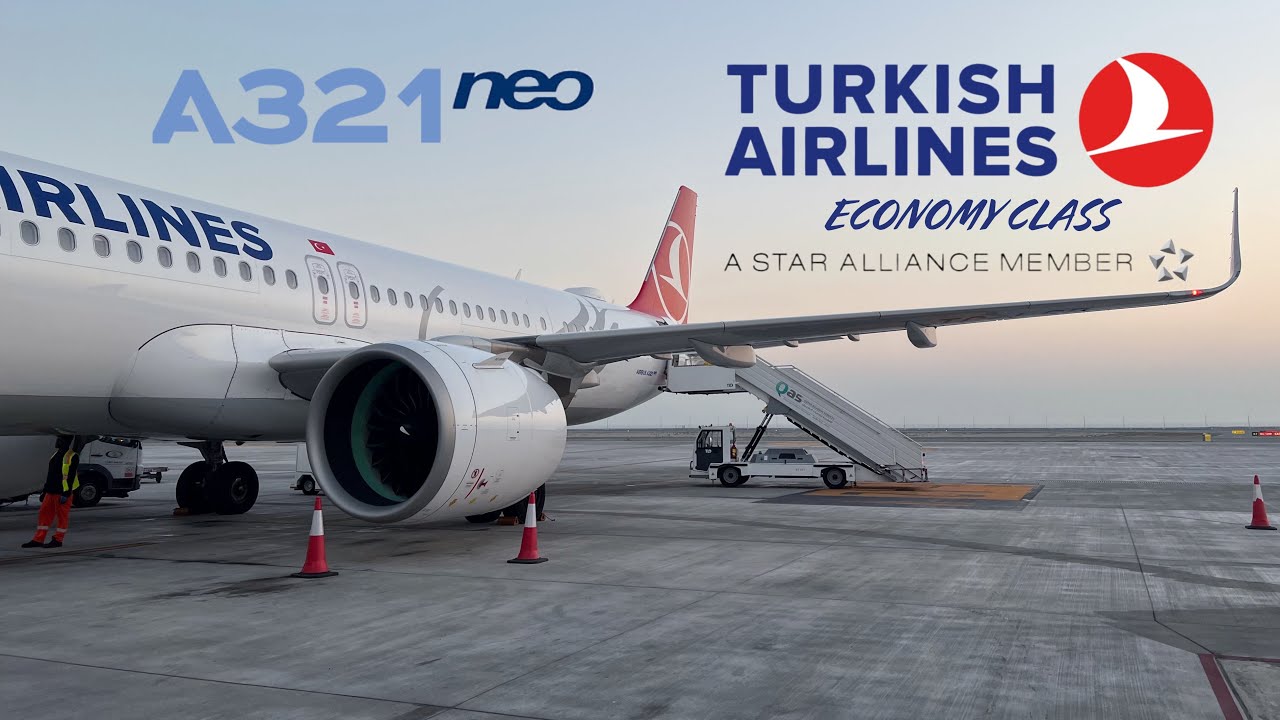 Turkish Airlines ECONOMY Class | Airbus A321NEO | Doha - Istanbul