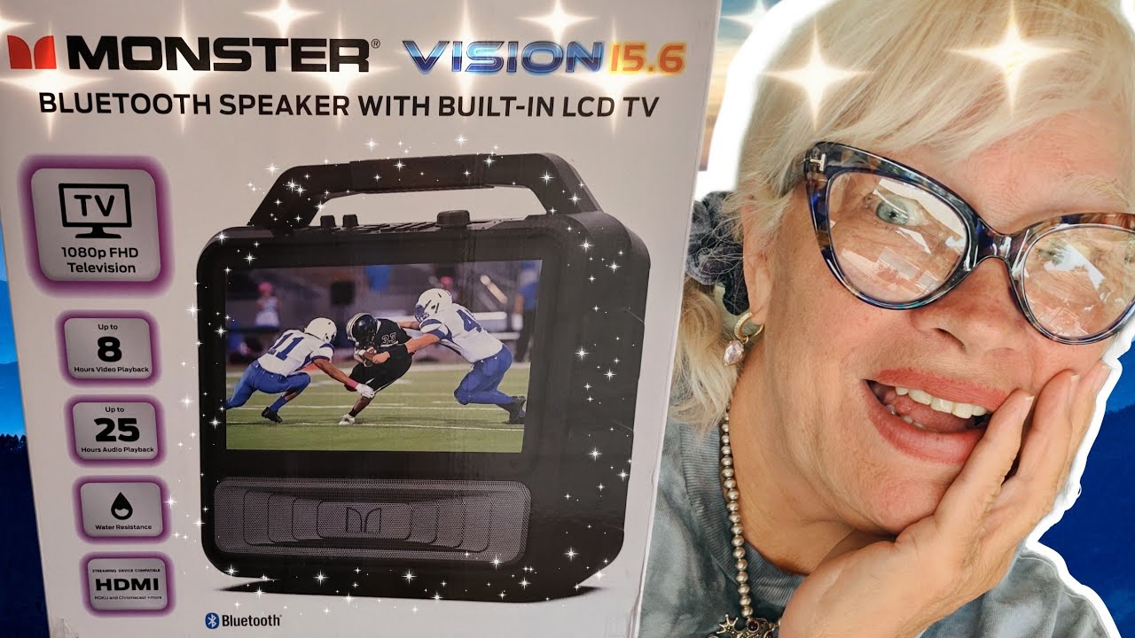 MOnster ViSion 15.6 inch CORDLESS TV! REVIEW!