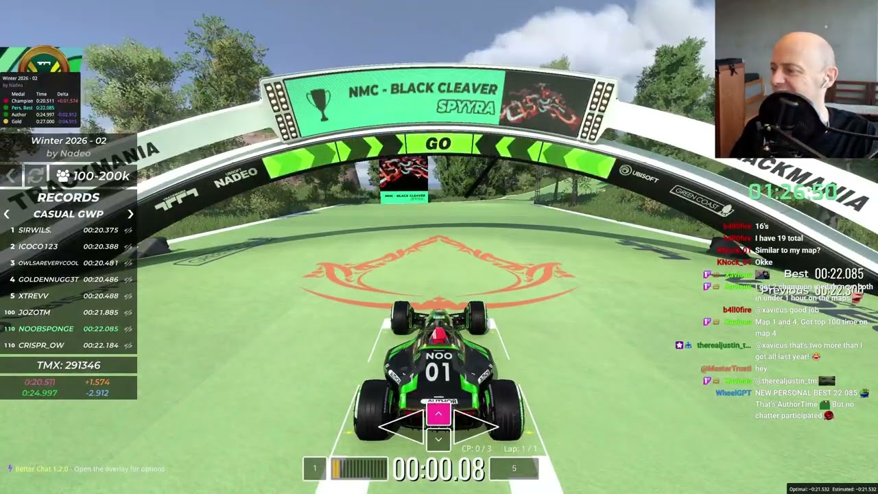 Trackmania Winter 2026 - WE 2026-02-07 - Personal Best Hunt Results on tracks 01-02, 13