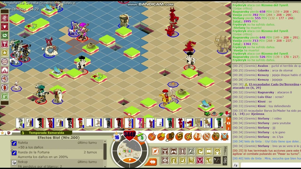 Dofus retro- SERVER ALLISTERIA- PERCO FIGHT- ENEMY X8- Or Nah x7
