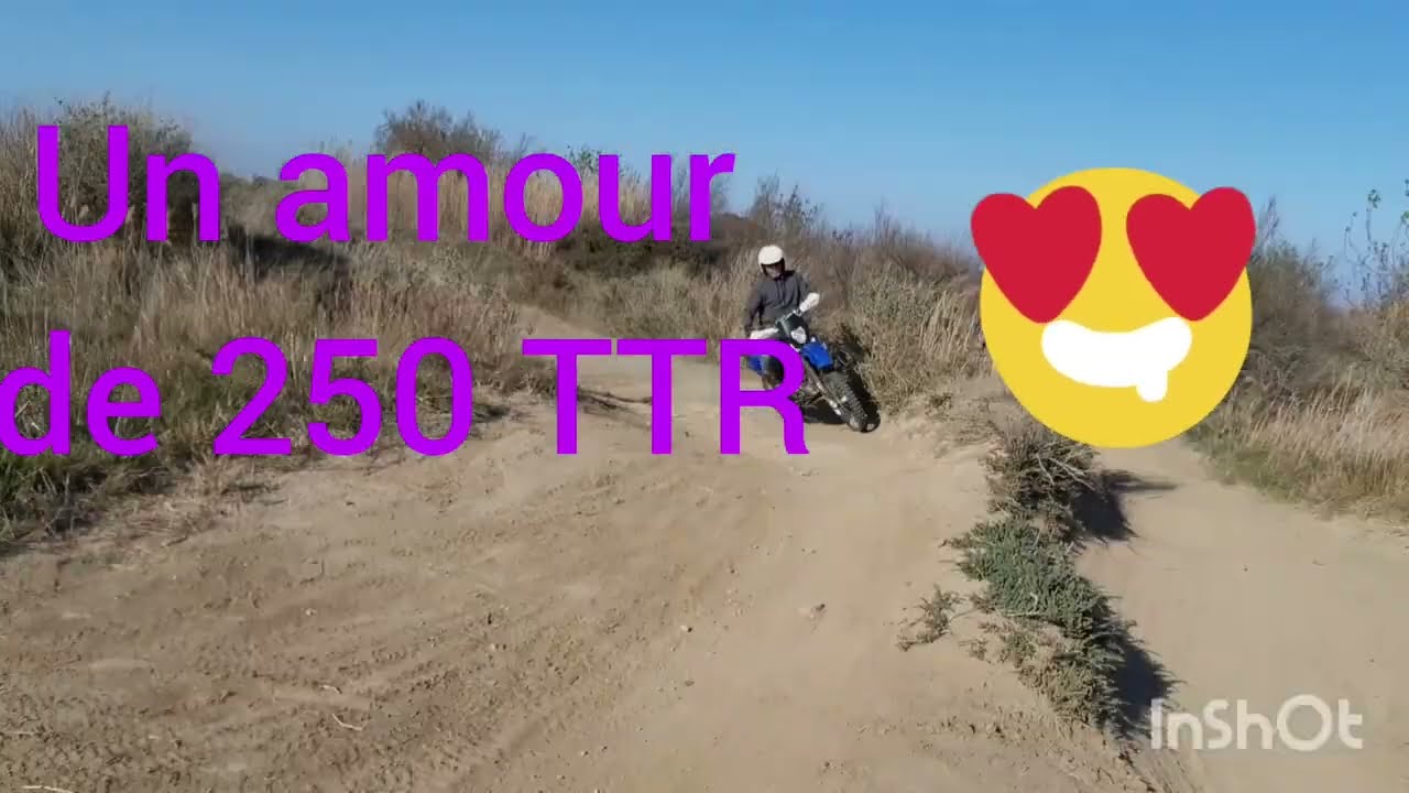 250 TTR Un amour de moto pour d&eacute;buter en trail, enduro et cross.