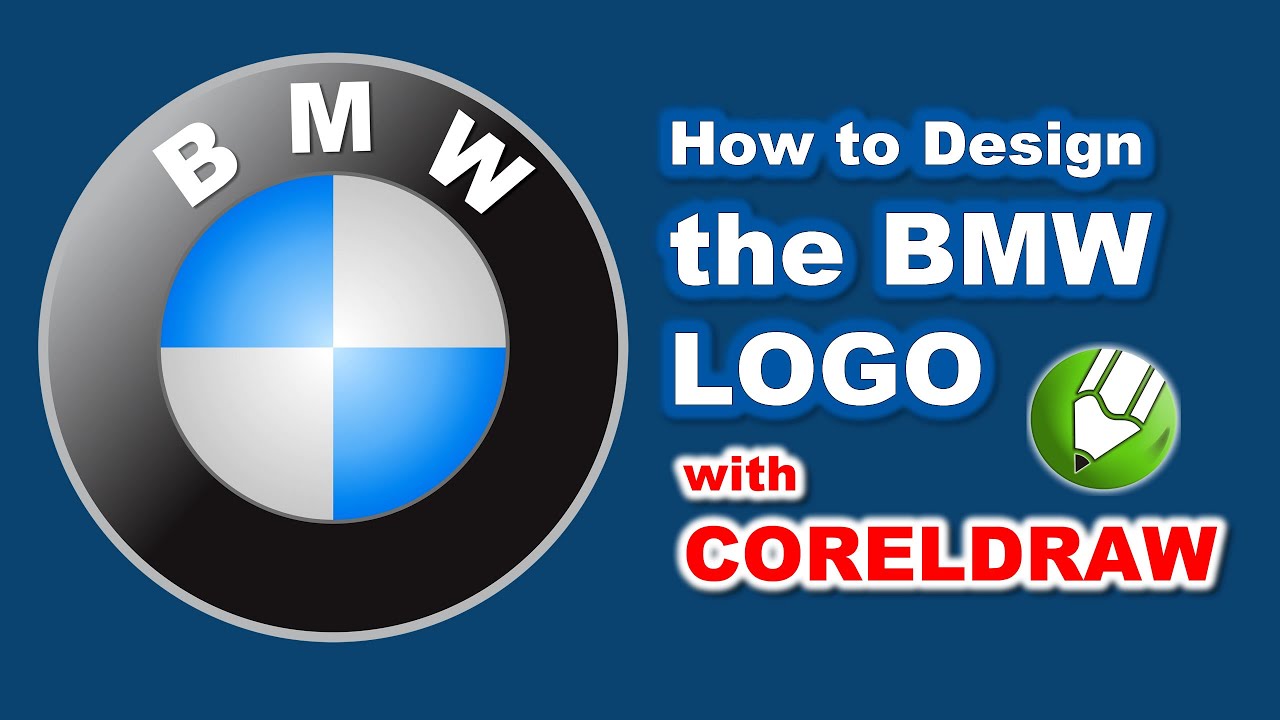 How to Design the BMW Logo in CorelDraw - CorelDraw Logo Design Tutorial for Beginners | 2021