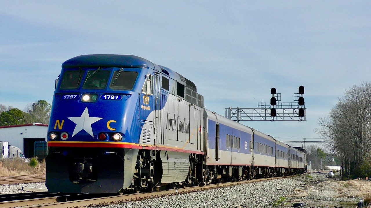 1/3/24 - Amtrak, CSX, & Norfolk Southern Trains in Raleigh & Durham