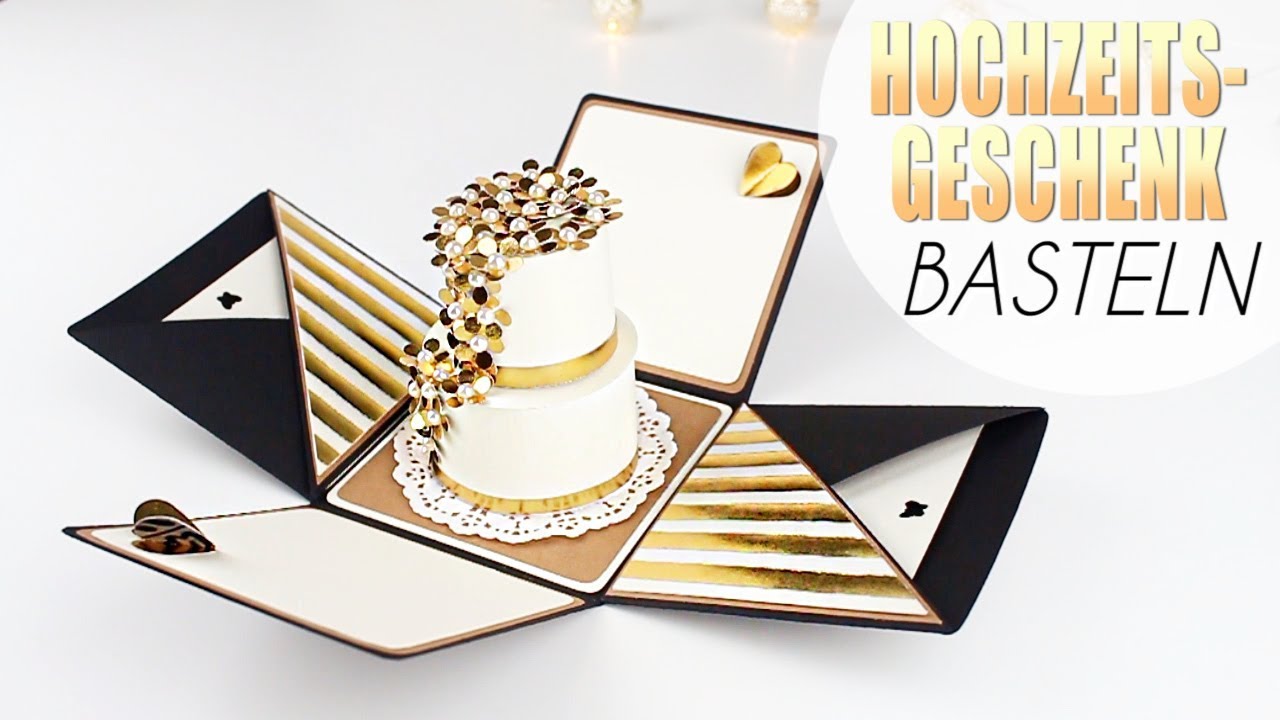 Exploding Box Tutorial | DIY Hochzeitsgeschenk basteln »Lalalunia«