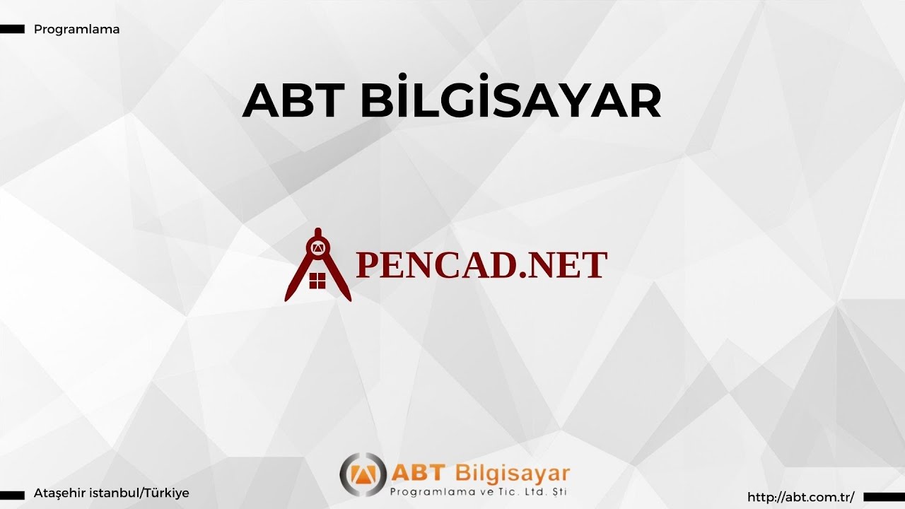 PenCAD Online Pencere Üretim Programı