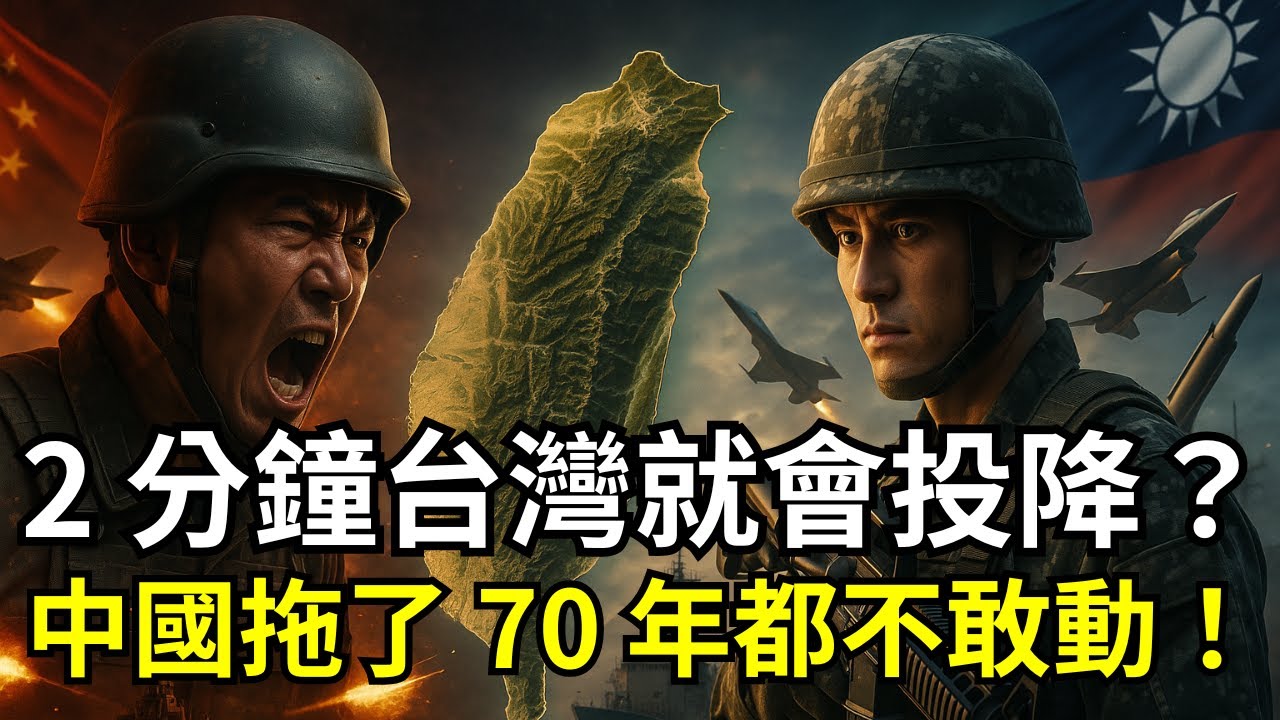 為什麼中國 70 年都攻不下台灣？連專家都說這座島打不得！