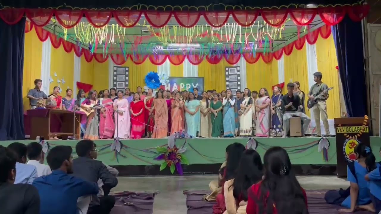Teachers' Day 2k25 group song by class X at Vivekananda Kendra Vidyalaya Golaghat, Assam.