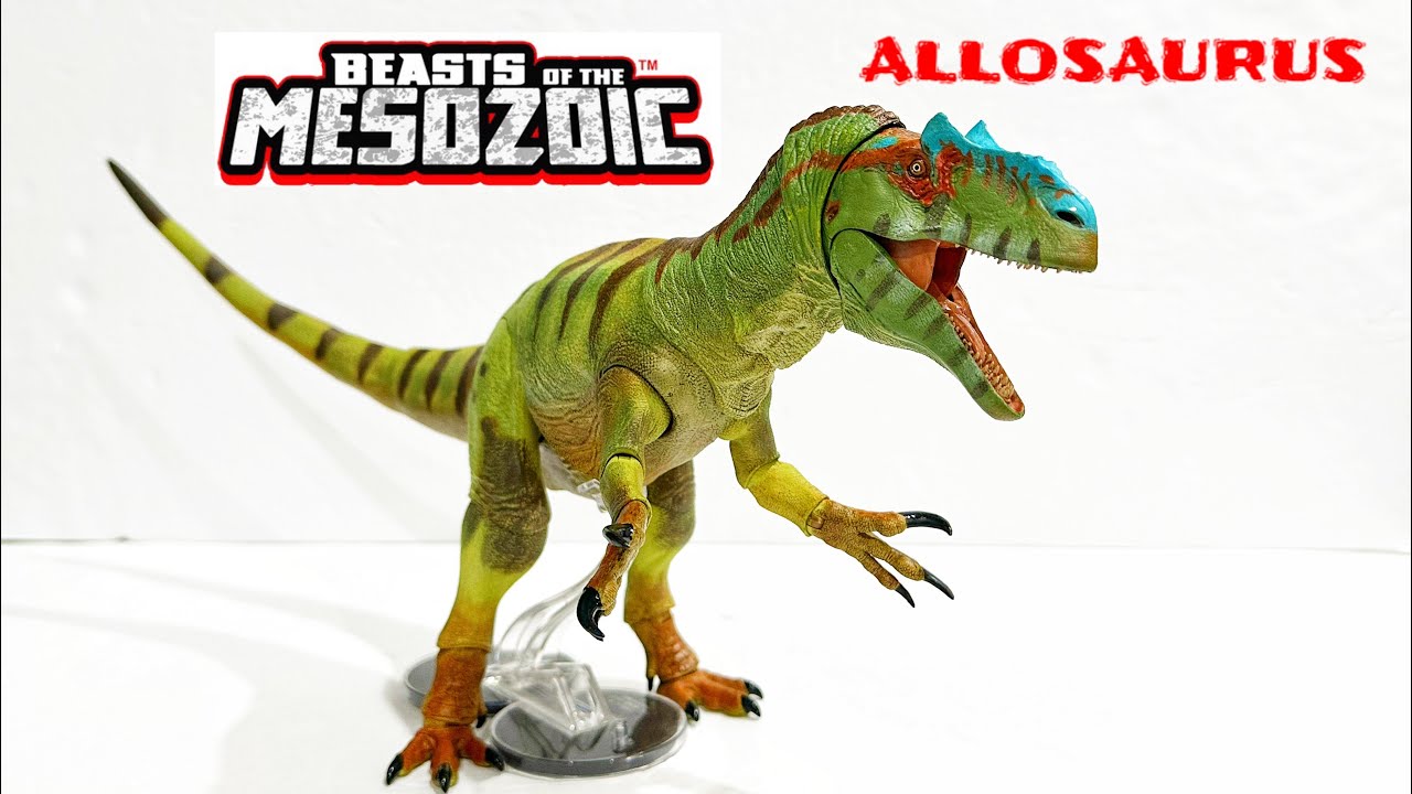 Распаковка и обзор фигурки Аллозавр ломкий (Beasts of the Mesozoic) в масштабе 1/18
