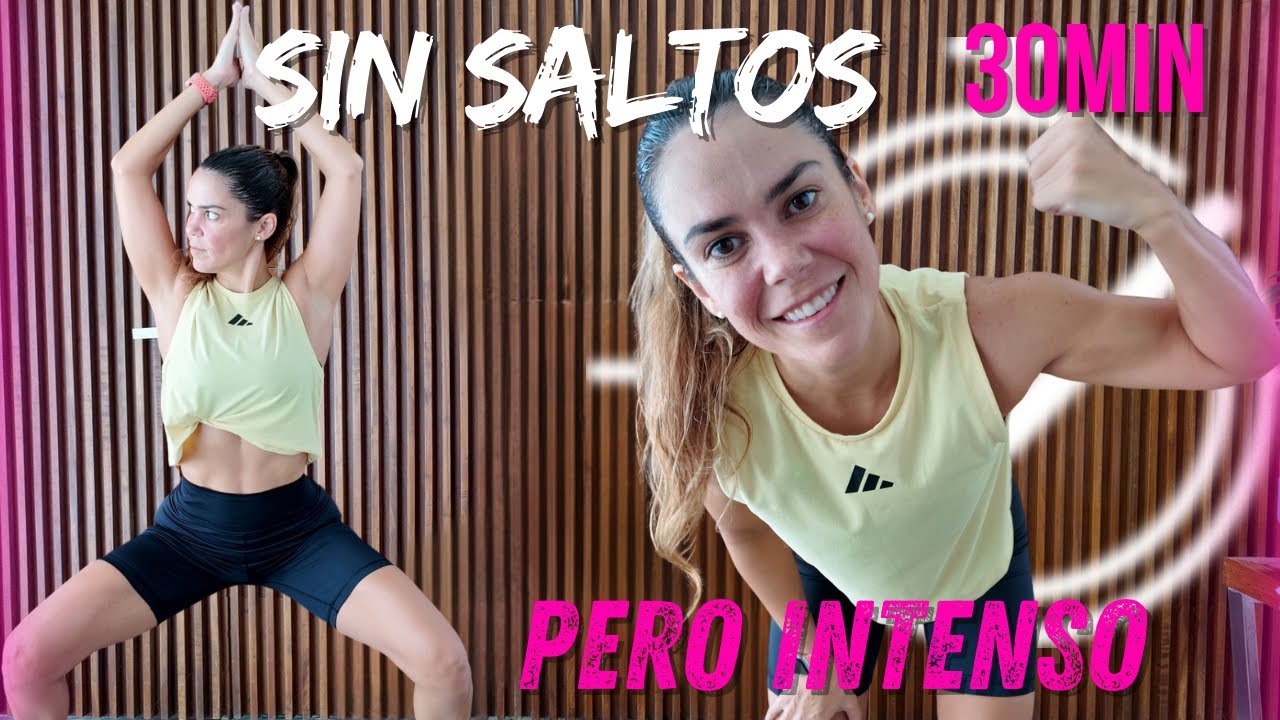 Cardio Intenso SIN Saltos | 30 Min que Sí se Sienten (Full Body + Core)