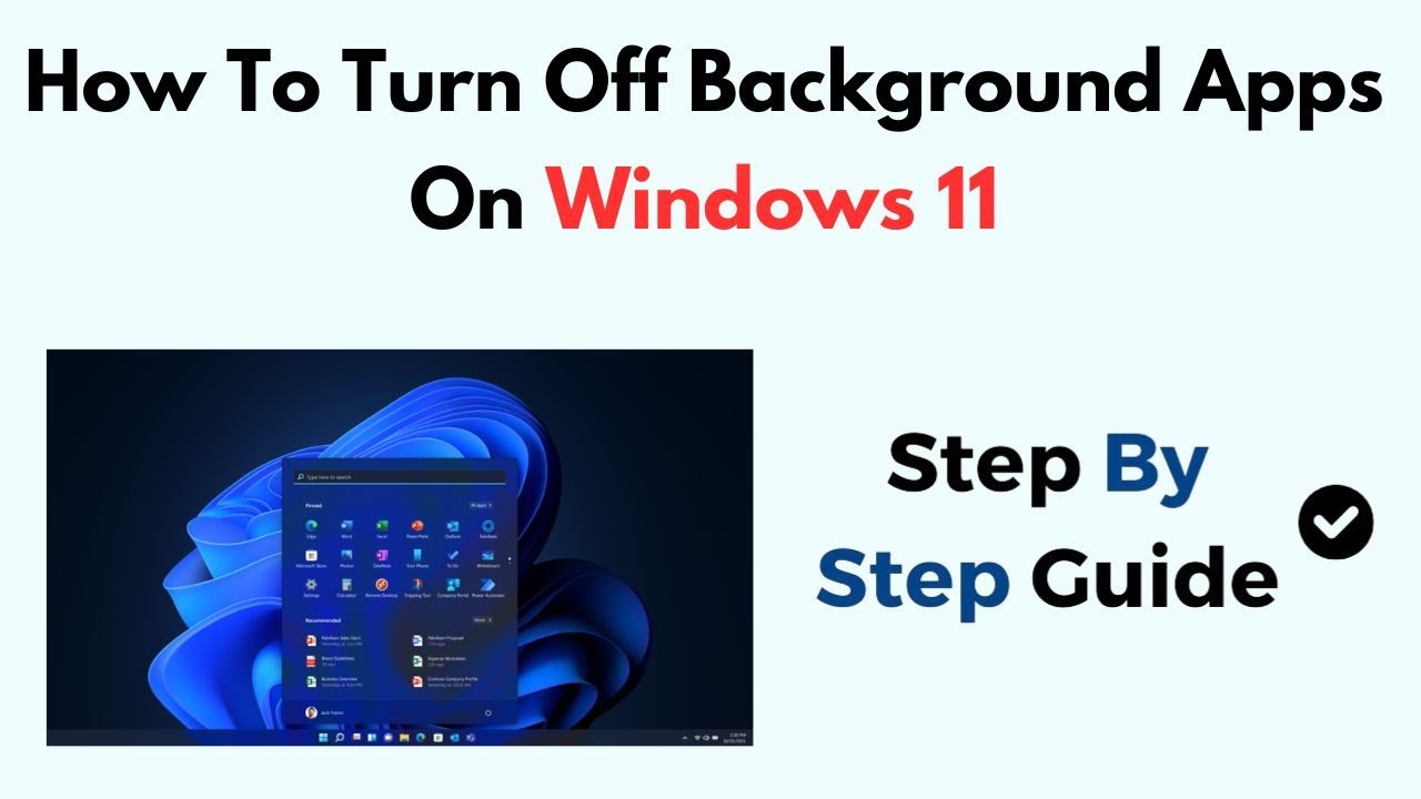 How To Turn Off Background Apps On Windows 11 (2026)