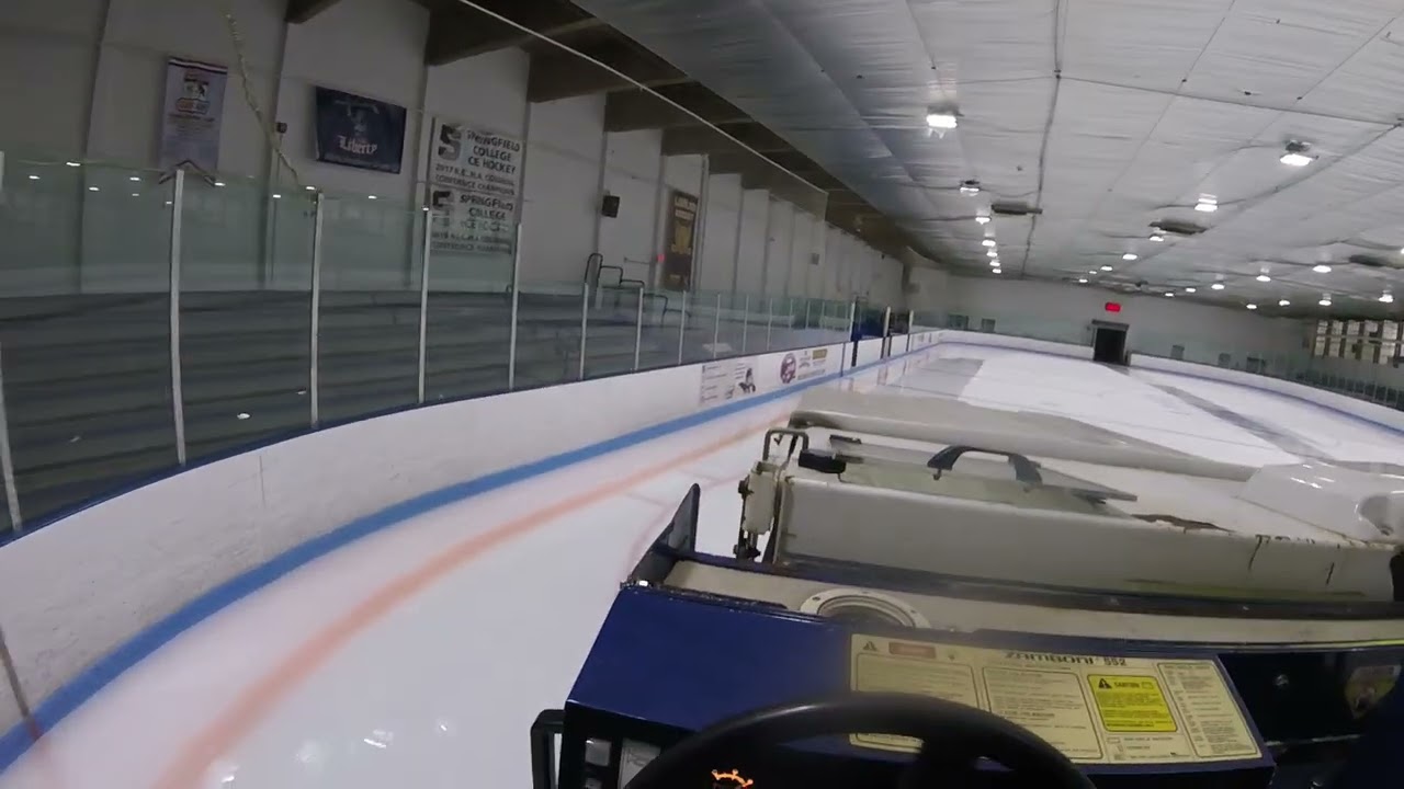 Go pro zamboni driver footage 