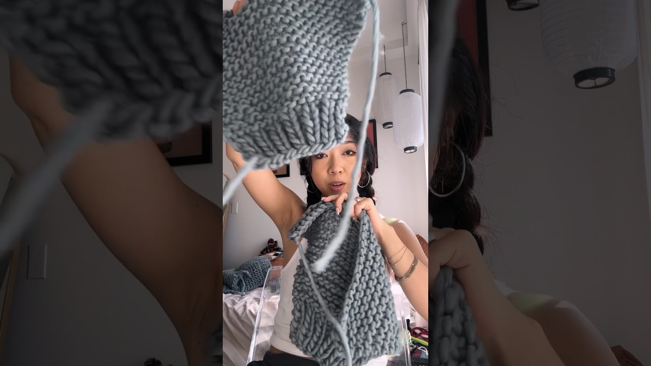 Time to knit actual sweaters instead of tiny tops...