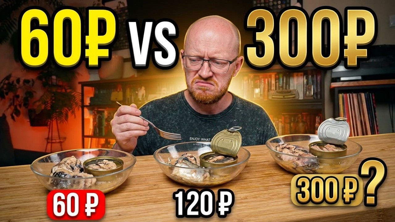 Пробую ВСЛЕПУЮ продукты разных ценовых категорий.