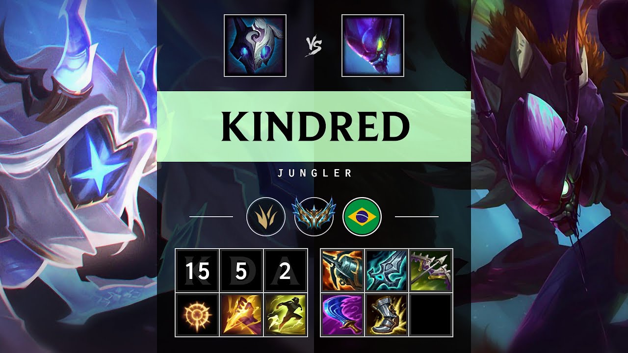 Kindred Jungle vs Kha'Zix - BR Challenger Patch 25.18
