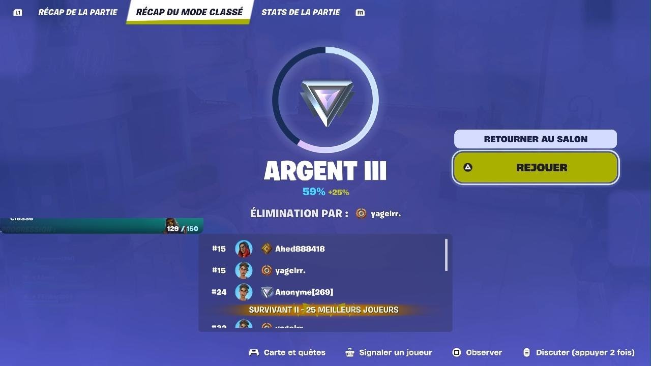Recharge classé