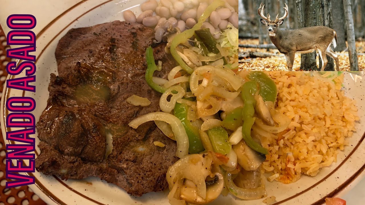 VENADO ASADO, COCINANDO CARNE 🥩 DE VENADO POR PRIMERA VES..