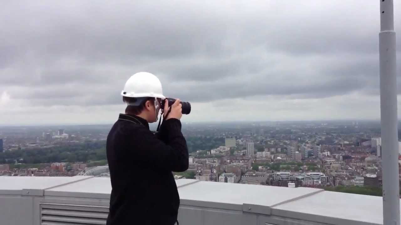 View from the top of the BT Tower in London