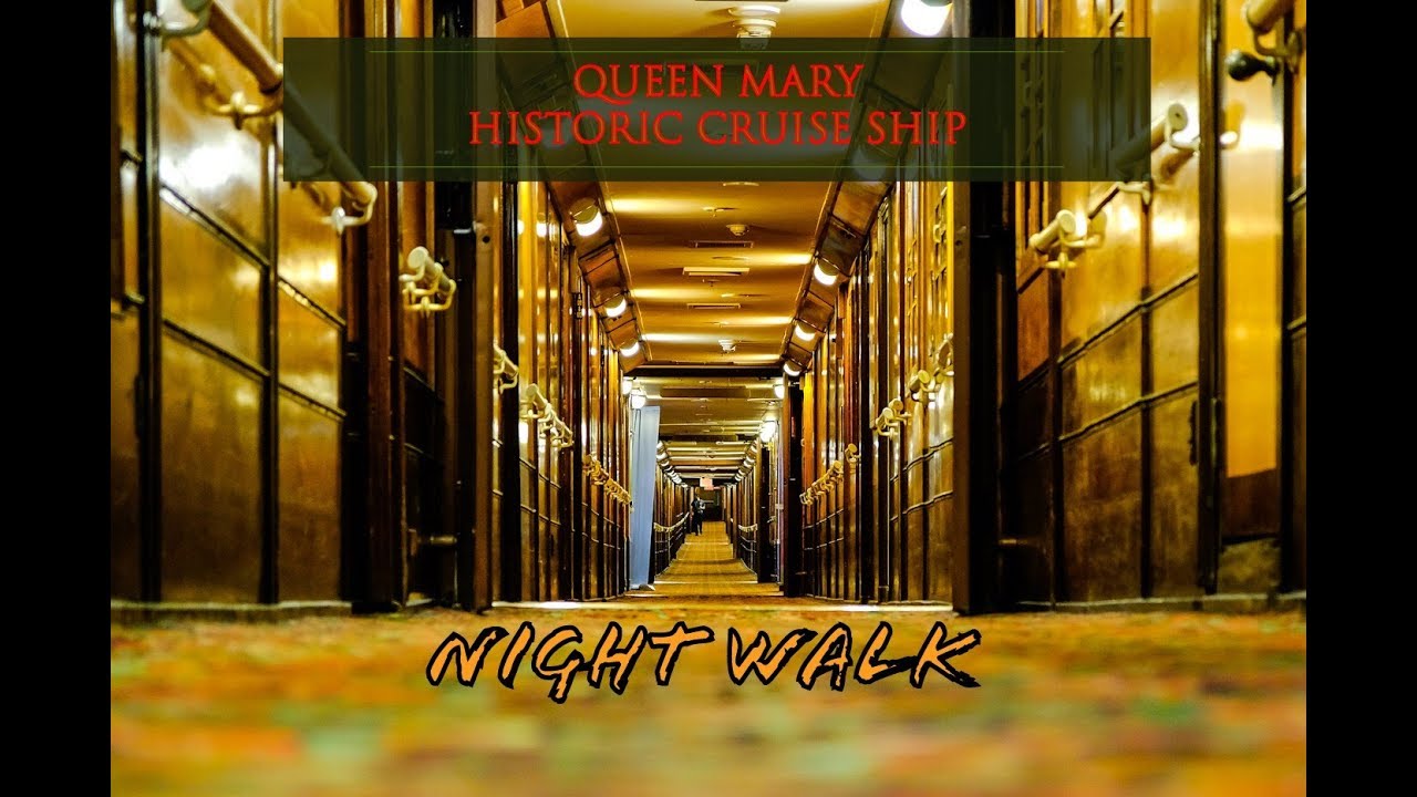 [4K] Queen Mary Night Walk, Long Beach California FPV Room B340