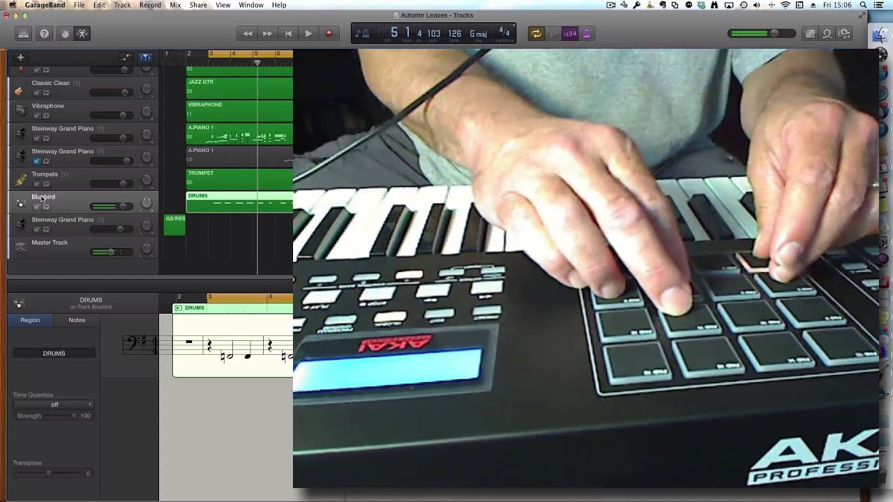 AKAI MPK261 Pads short demo