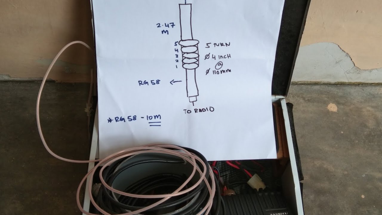 Homebrew T2LT coax antena 10/11m. #52