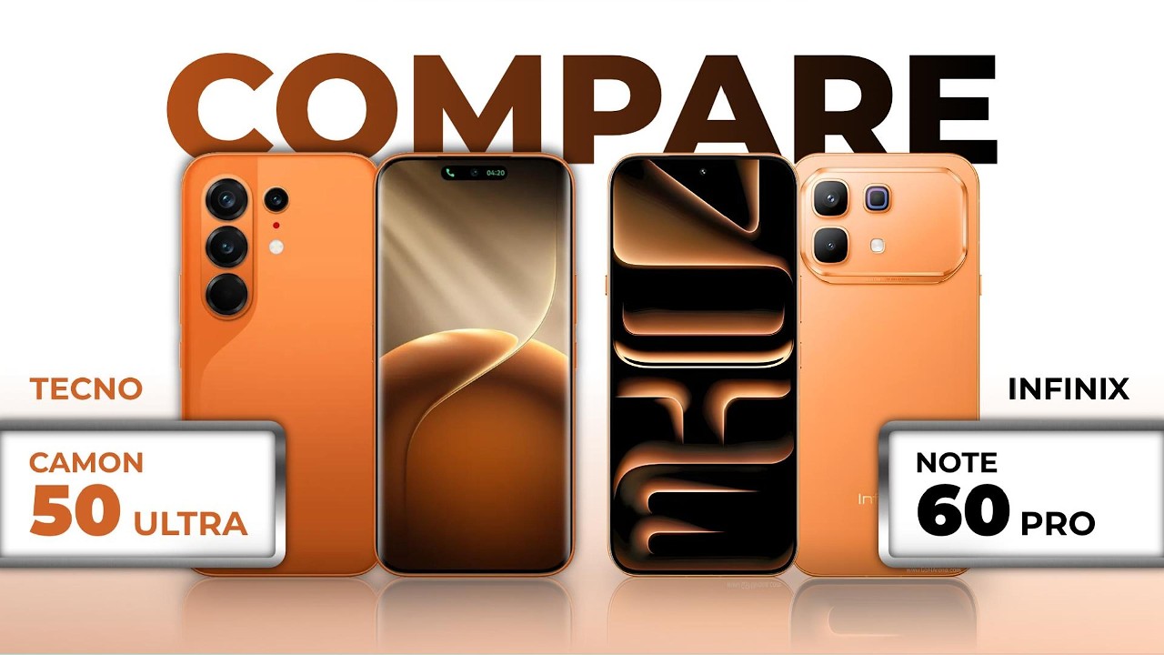 TECNO CAMON 50 ULTRA VS INFINIX NOTE 60 PRO | Full Specs Comparison