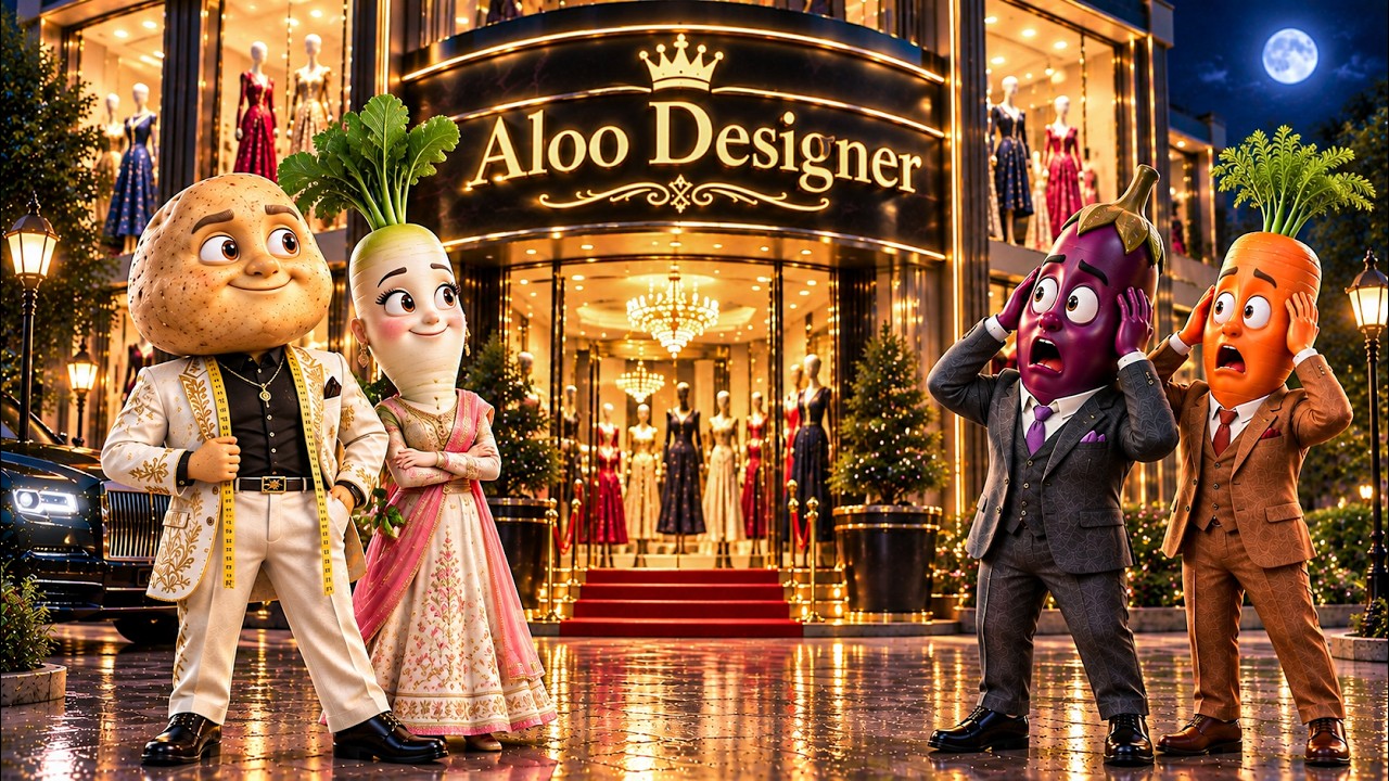 🥔 Poor Potato Becomes a Fashion Designer! 👗 | Eggplant Boss Stunned! 😱 | #vegetablestory