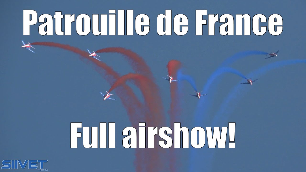 Patrouille de France - French Air Force Jet Display Team Full Airshow - Kaivari 2021