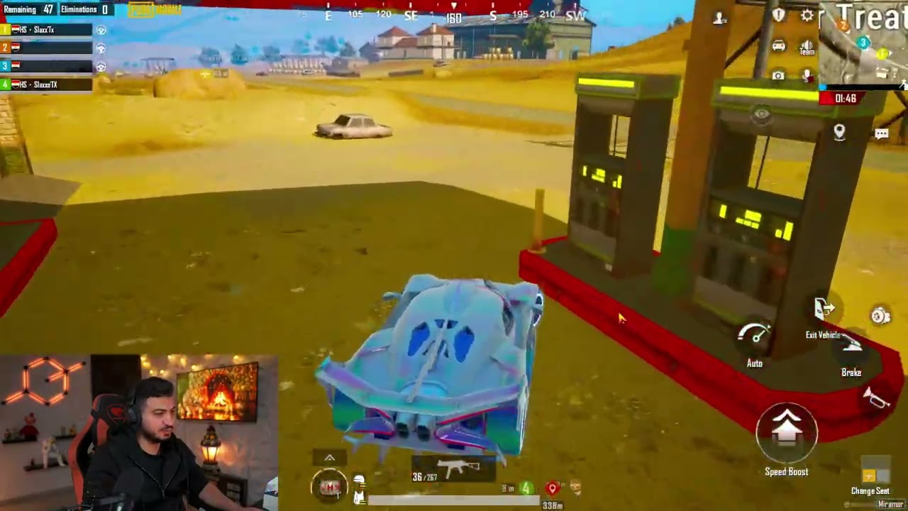غنيوه بيلعب مع سعدولا ماتش بطولة miramar ببجي