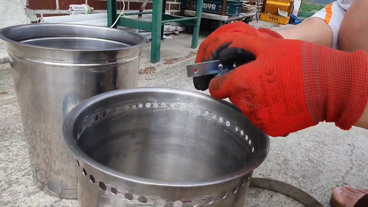 2차 연소 스토브 DIY
