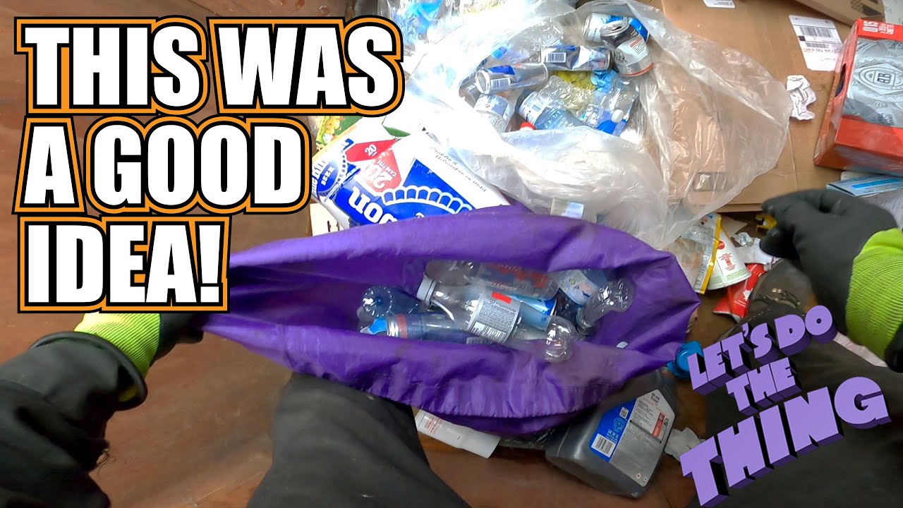 Dumpster Diving - Car Wash Edition! Buckets Of Bottles - Trash Picking Recycling 008
