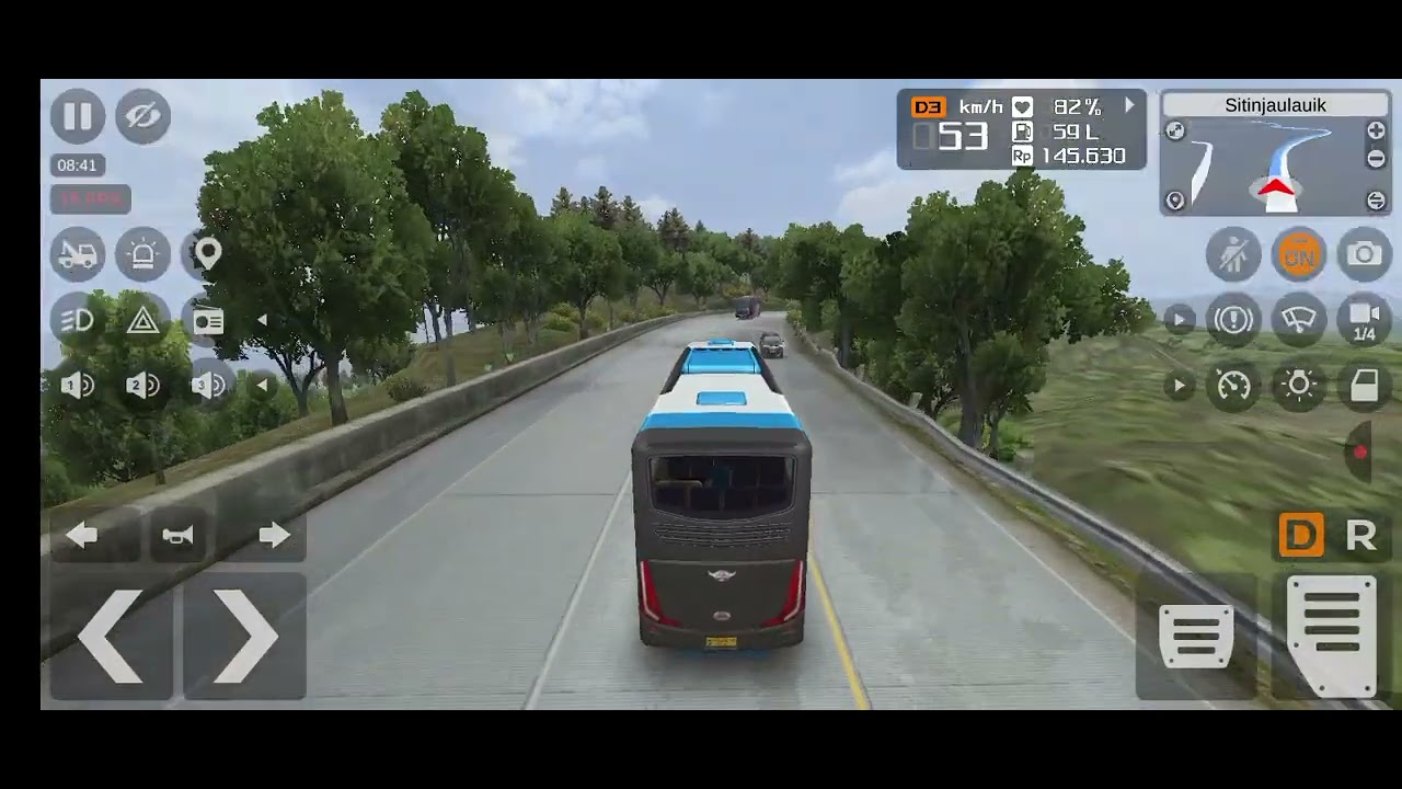 Bus lewat Jalur extrim sitinjauluik !! Hampir crass 