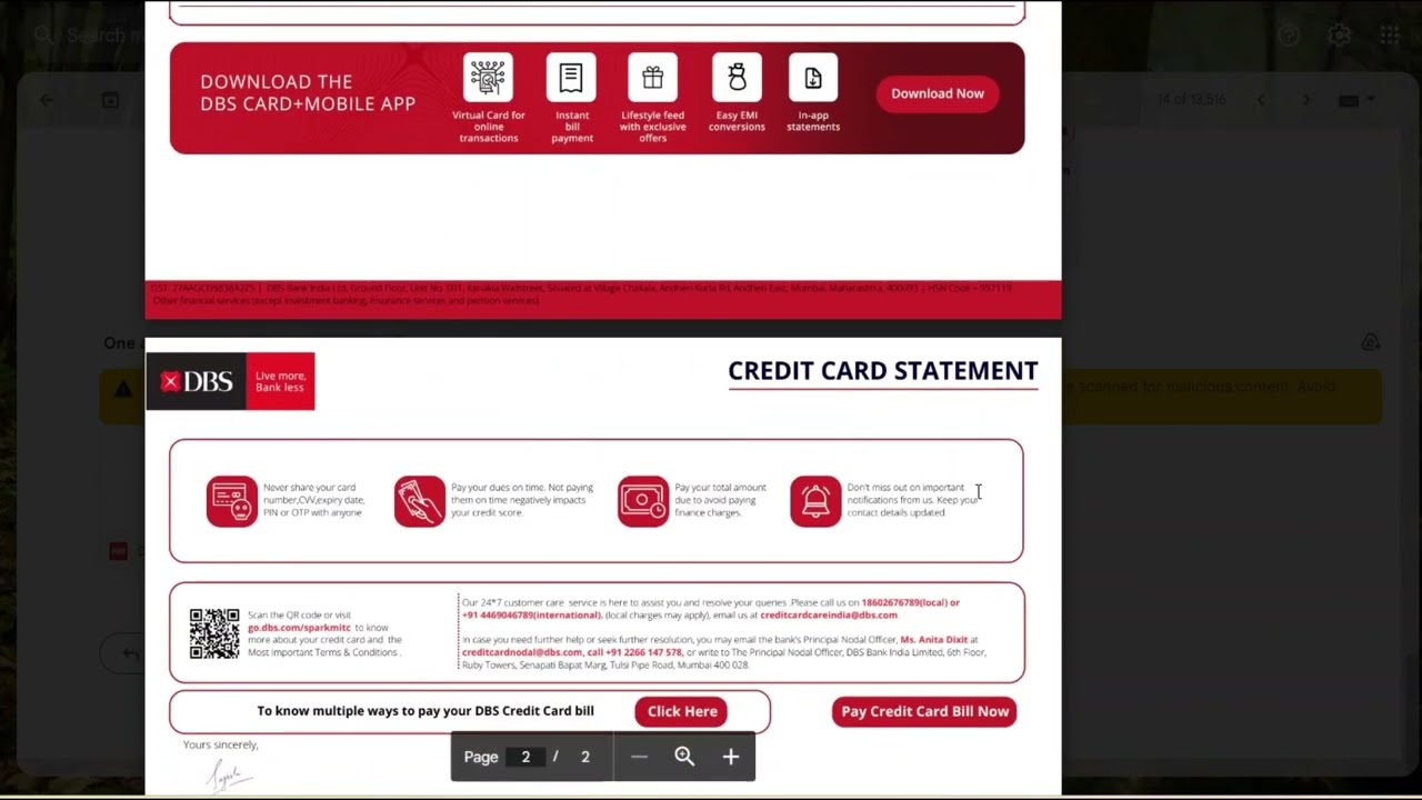 DBS bank system bug 