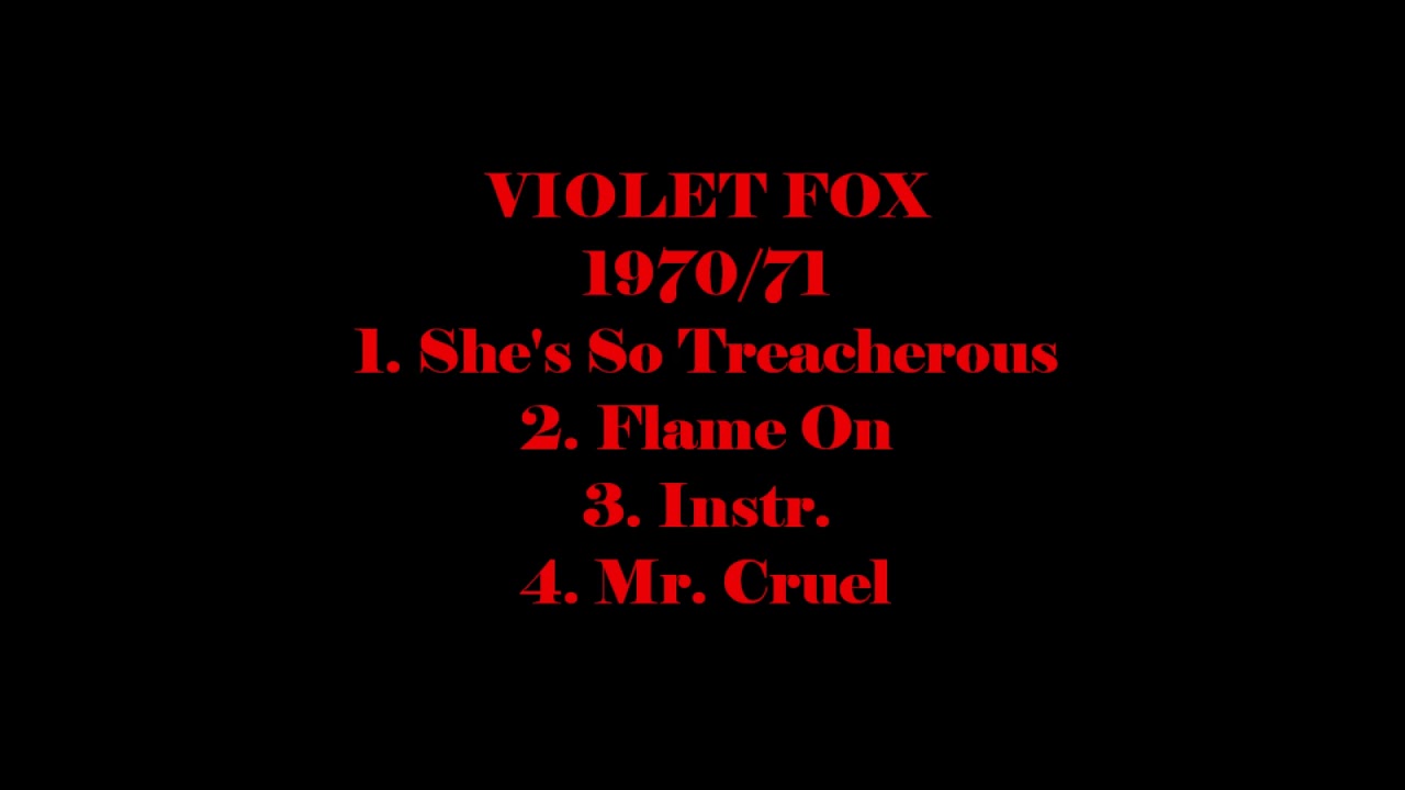 Violet Fox - demo 1970 / 71 ?